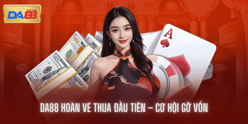 hoàn vé thua đầu tiên tại da88